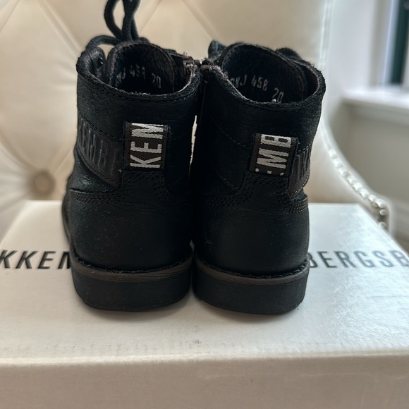 BIKKEMBERGS BABY LEATHER BOOTIES  size 20us - Picture 3 of 5